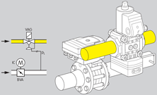 Application for gas regulator with solenoid valve VAD