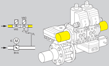 Application for gas regulator with solenoid valve VAD